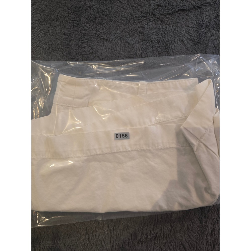 Ann Taylor LOFT Womens White Chino Shorts Size 8 Casual Summer Cotton Classic - Picture 5 of 5